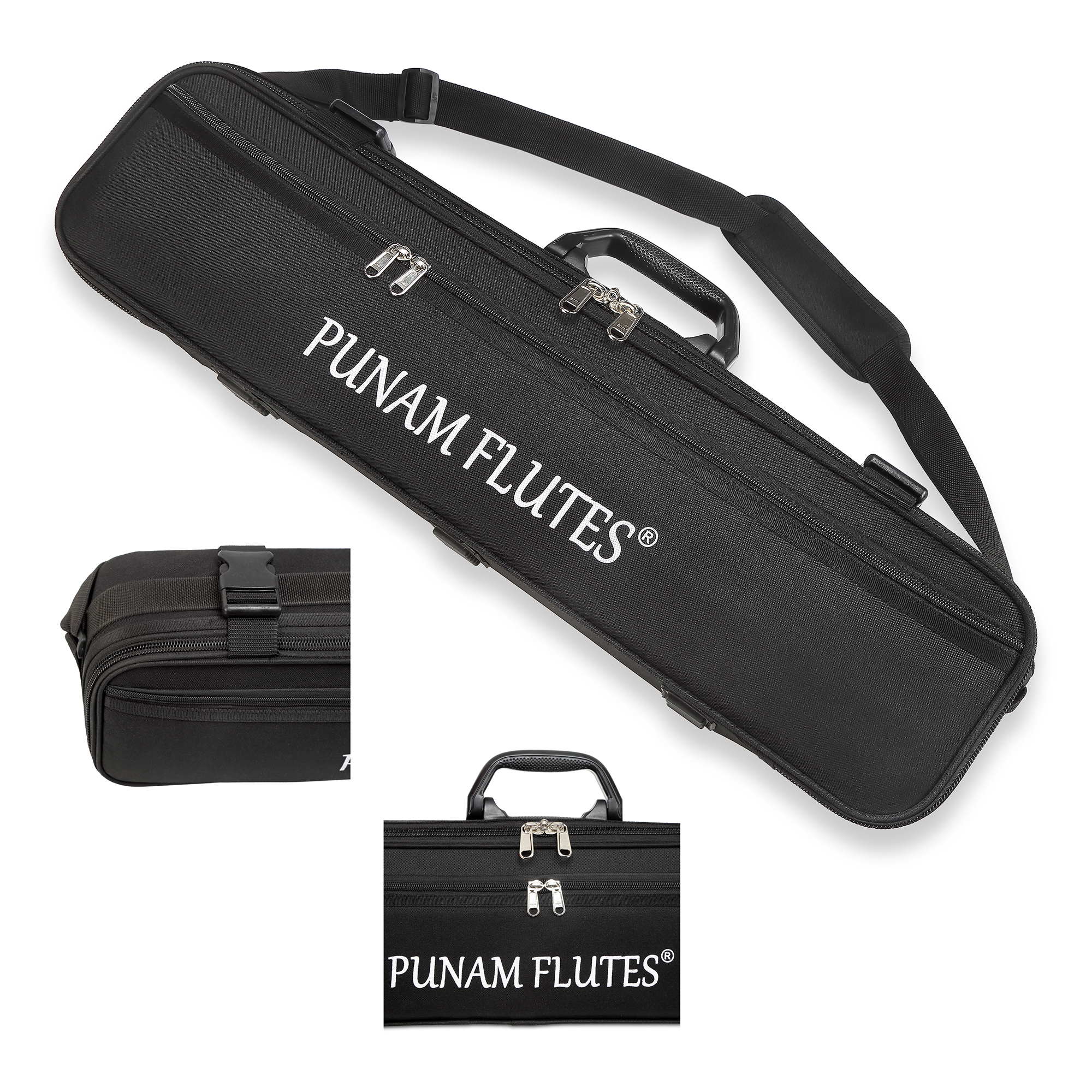 Flutes Semi Hard Case ( Black) Size 32 inches