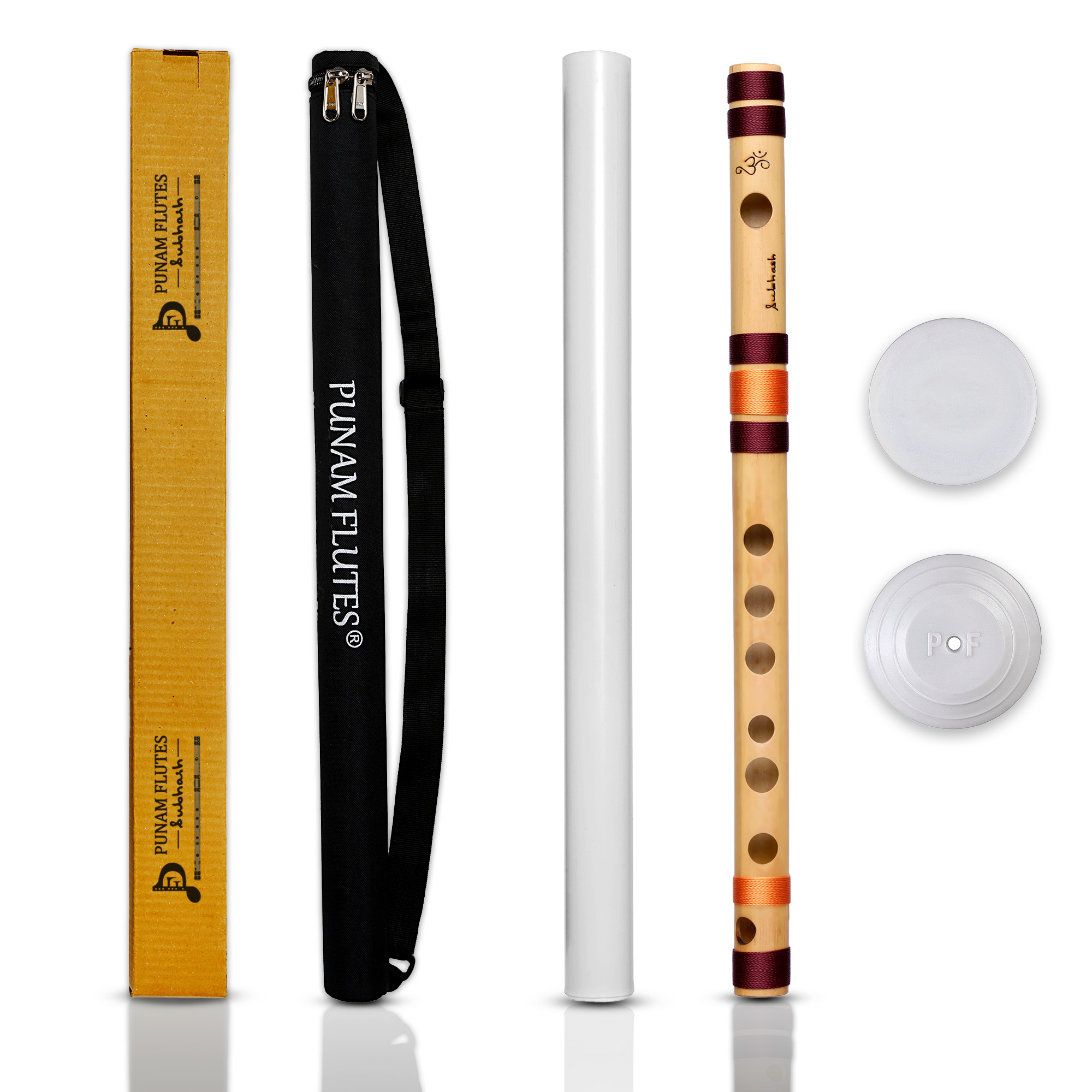 A Sharp Small 432 Hz Bansuri Flute 10.85 inches(27.6 CM)